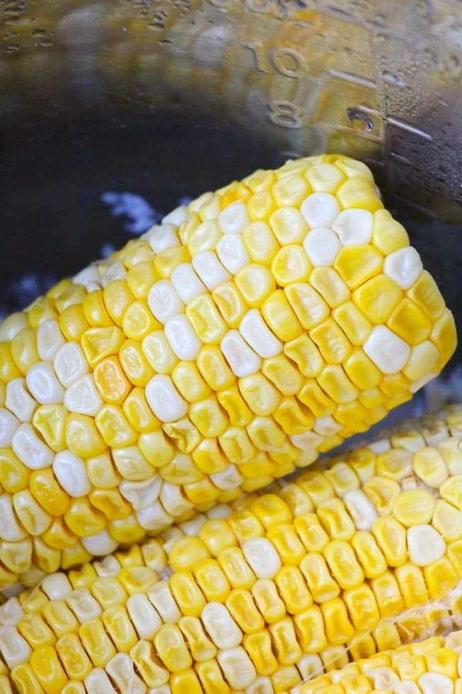 corn on the cob in an instant pot