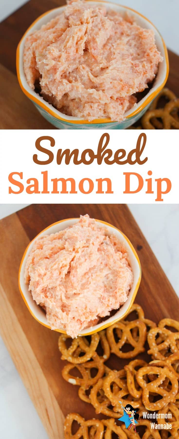 This smoked salmon dip is easy to throw together and is the perfect appetizer if you want something different than the usual dips and spreads. #smokedsalmon #dip #appetizer via @wondermomwannab