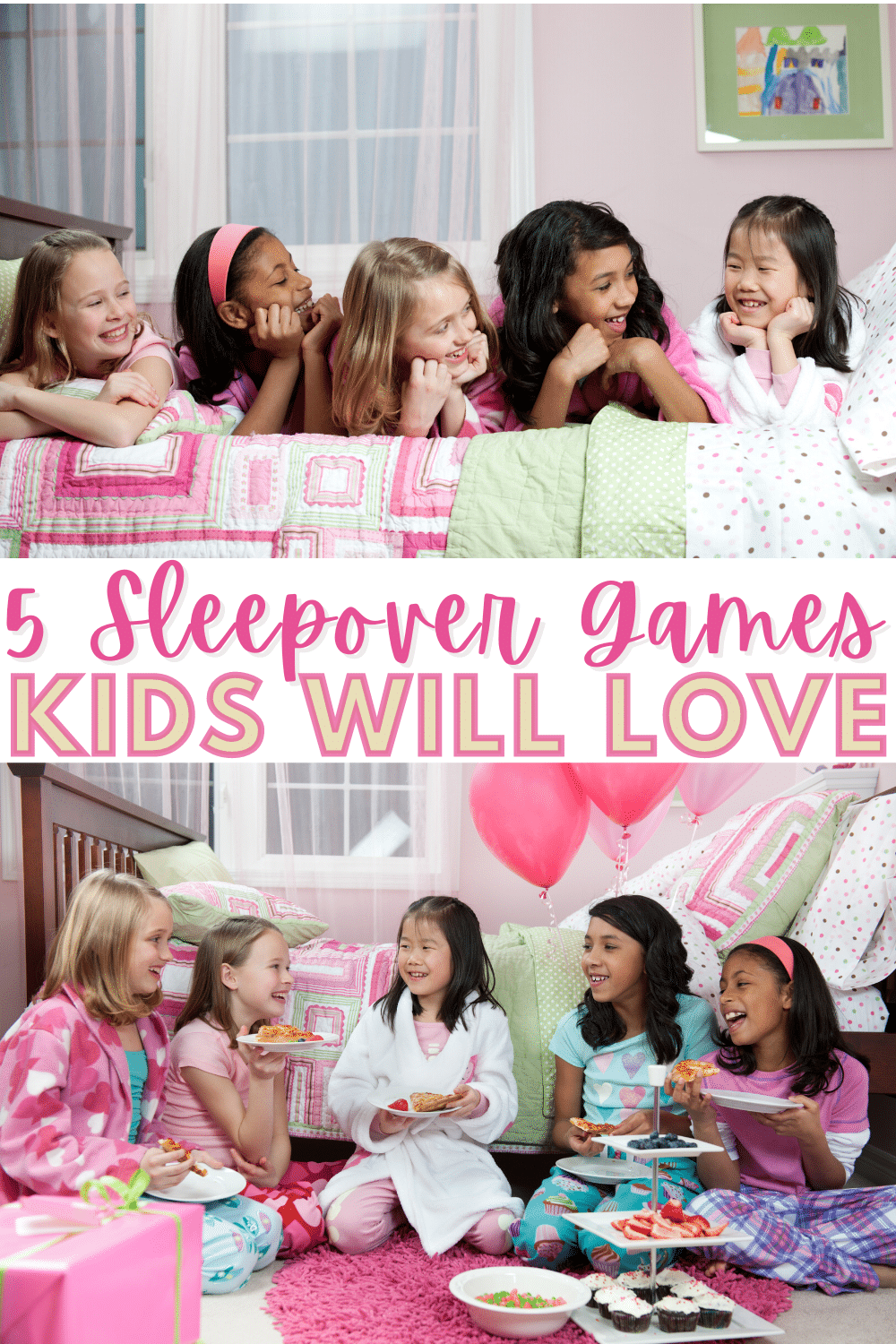Kids love sleepovers but it can be tough to plan activities for all those hours! Try these sleepover games for tons of sleepover fun.#sleepover #sleepovers #kidsactivities #tweens via @wondermomwannab