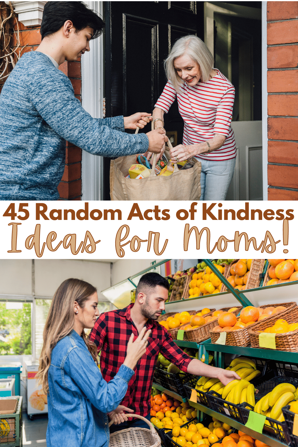 This list of 45 random acts of kindness ideas for moms has plenty of ideas to brighten the days of the moms in your life. #randomactsofkindness #formoms #momlife via @wondermomwannab