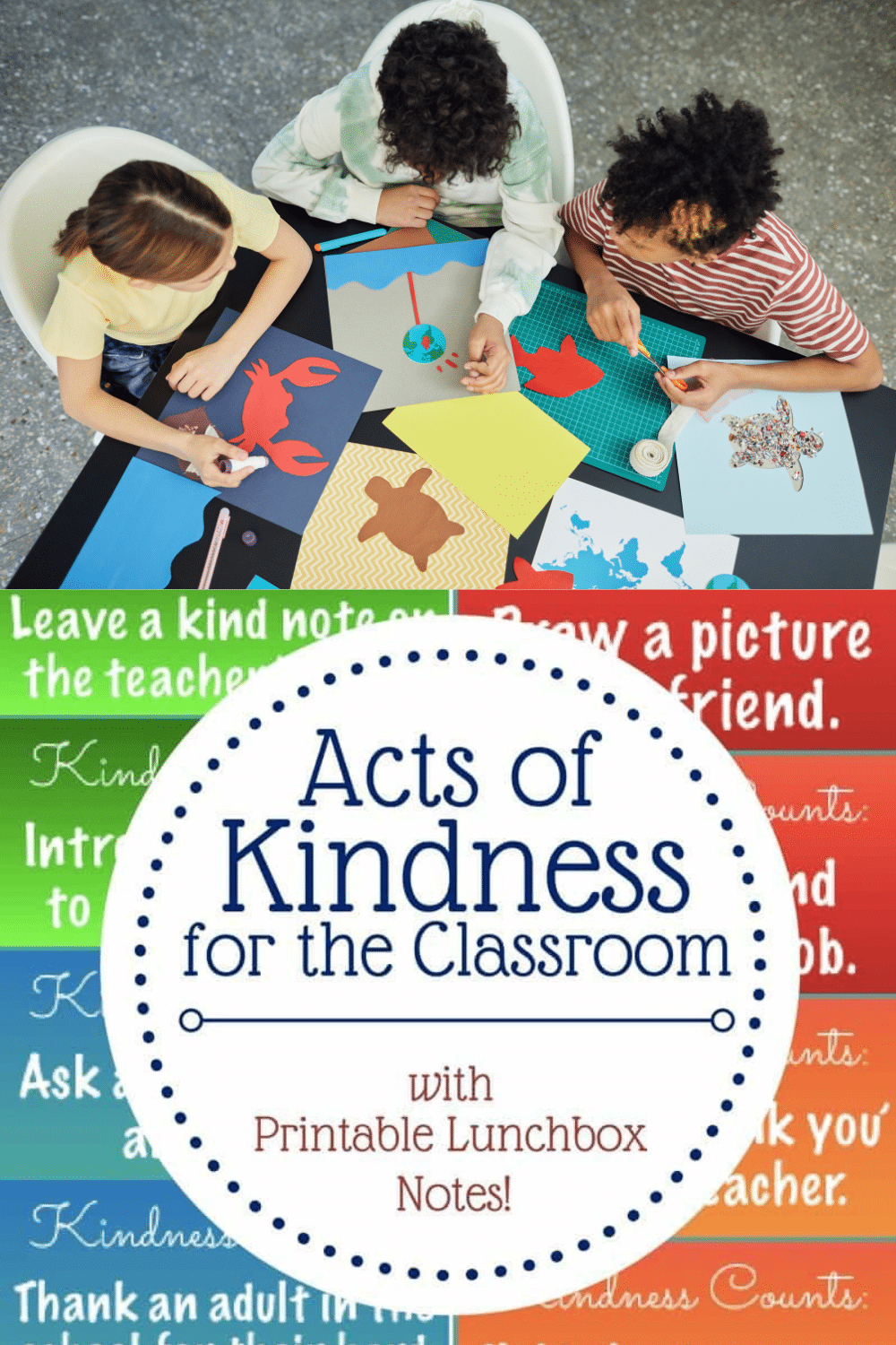 Here are 20 suggestions for acts of kindness to encourage kids to carry out while at school, and printable lunchbox notes to go along with them! #randomactsofkindness #kindness #forkids #printable #lunchboxnotes via @wondermomwannab