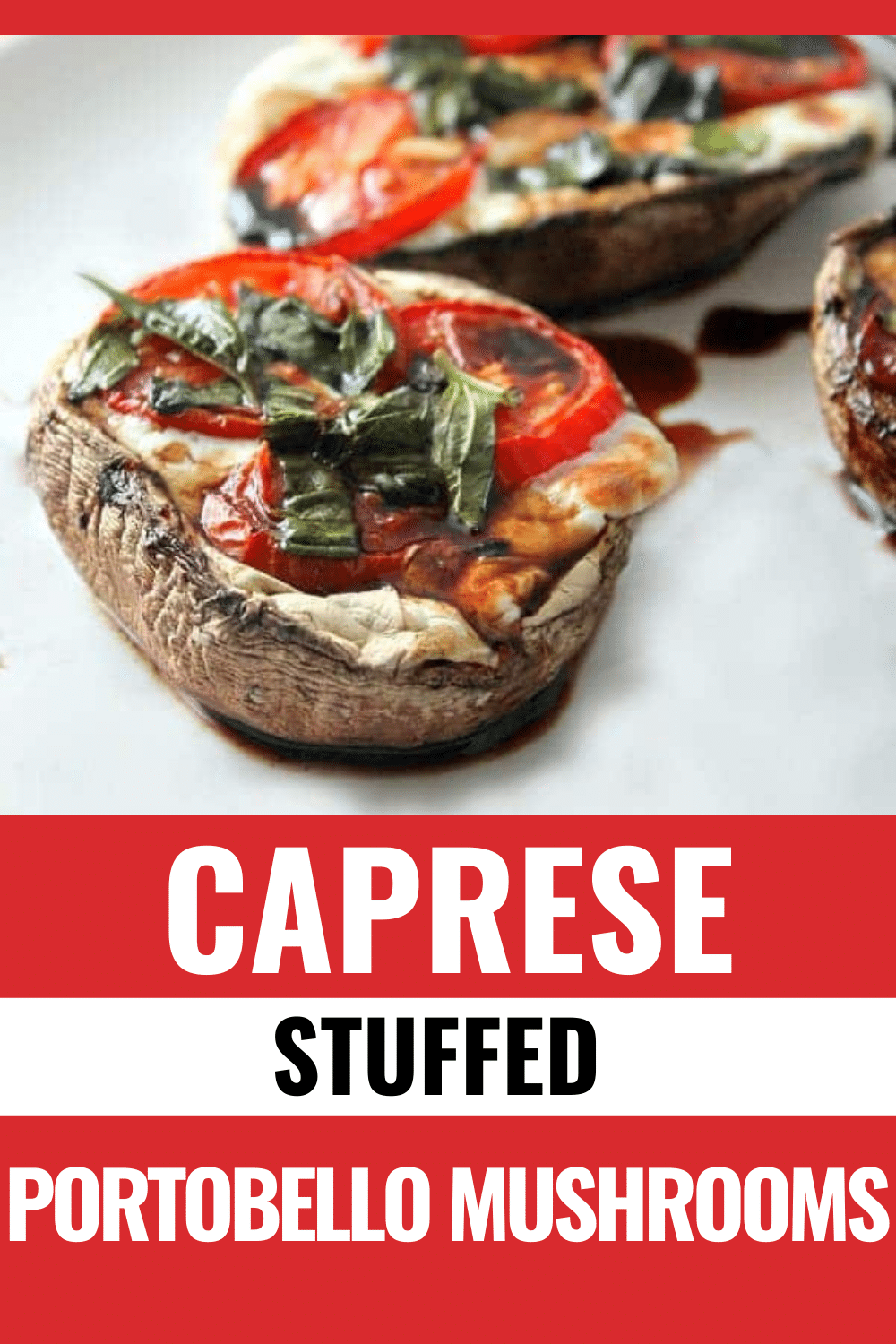 These caprese stuffed portobello mushrooms are a delicious and hearty vegetarian option for lunch or dinner that are fast and easy to make. #vegetarian #caprese#stuffedmushrooms #portobellomushrooms via @wondermomwannab