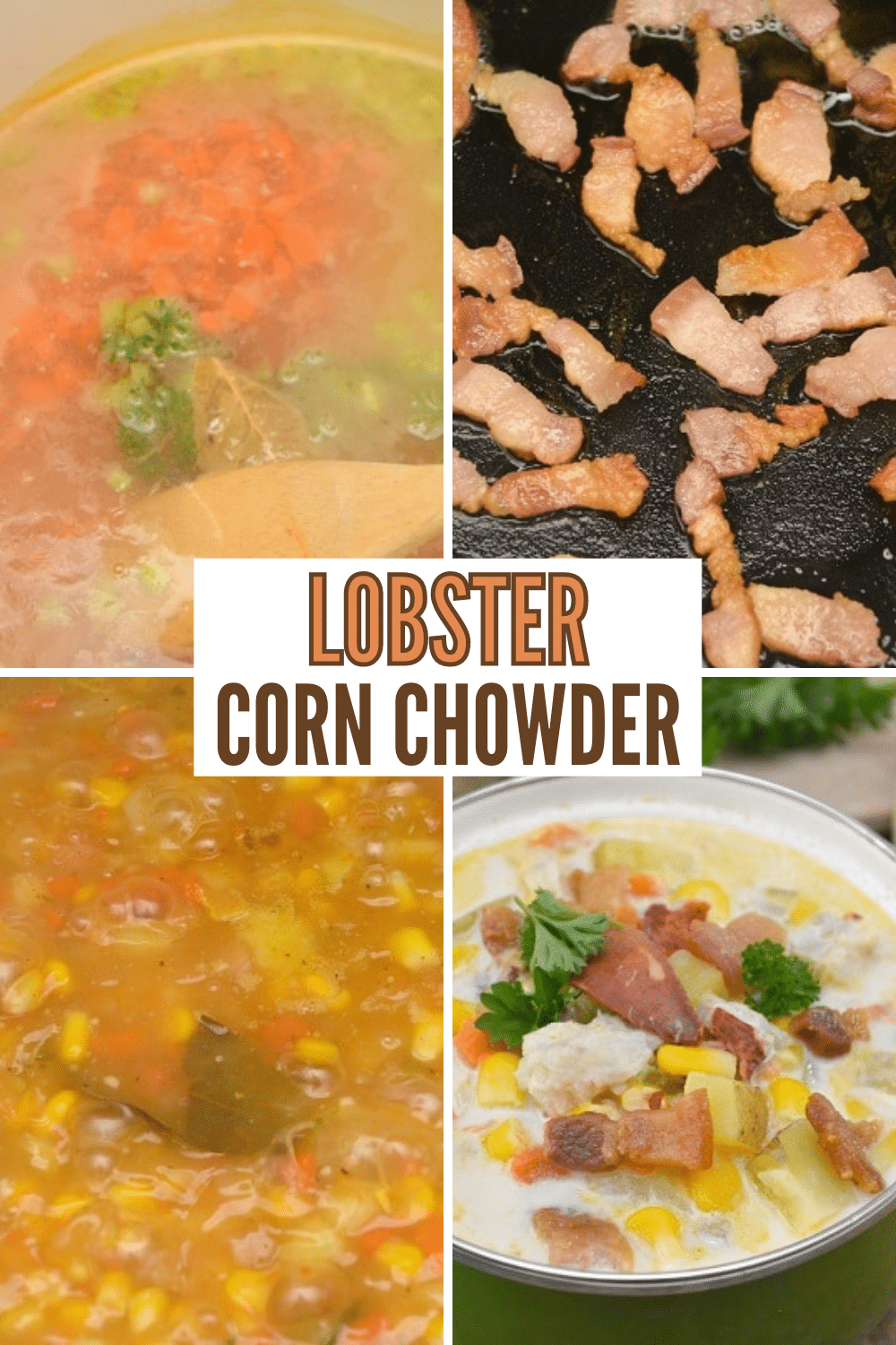 This Lobster Corn Chowder is a delicious way to warm up when it's cold outside and an affordable way to enjoy the subtle but decadent flavor of lobster. #souprecipes #lobster #chowder via @wondermomwannab