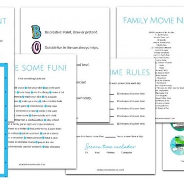 What to Do in Summer: Family Fun Kit