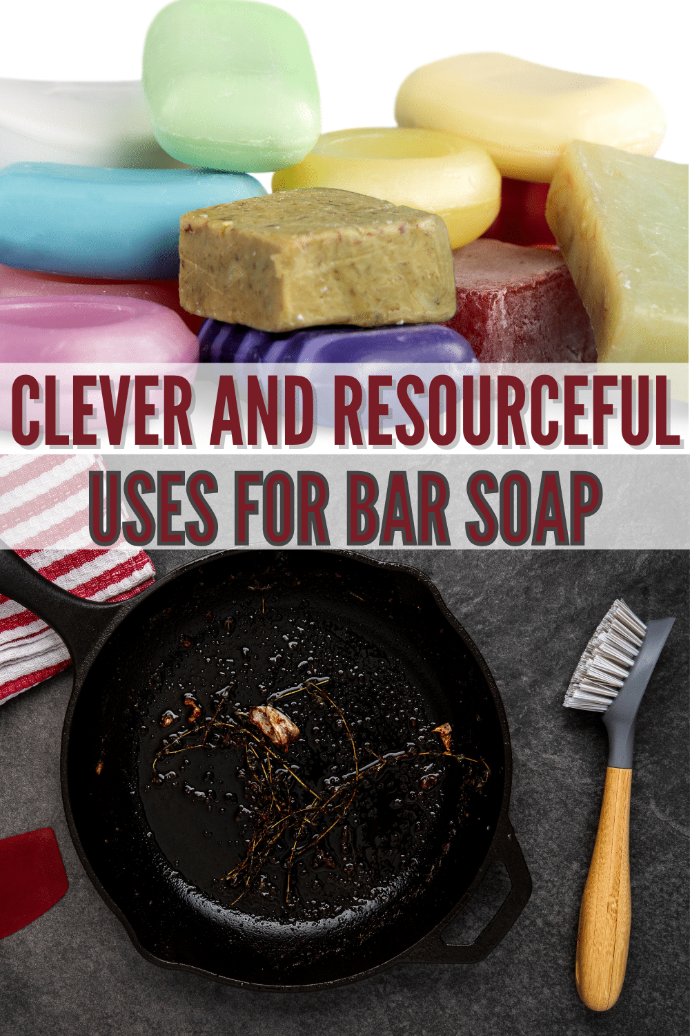 Did you know that bar soap is good for a lot more than cleaning? Check out all of these clever uses for bar soap. #lifehacks #barsoap via @wondermomwannab