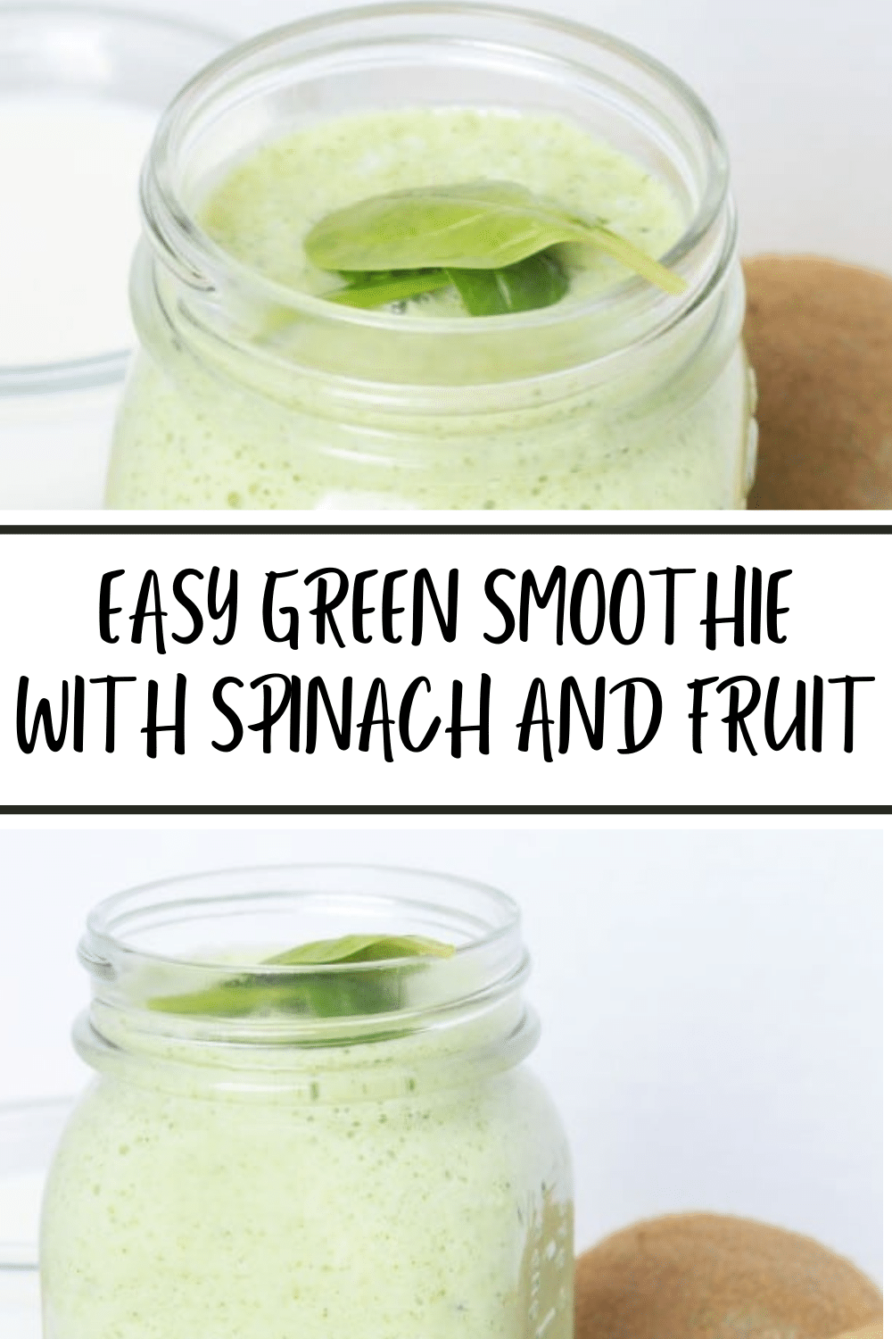 This is an awesome recipe for an easy green smoothie that makes eating healthy a joy and not a burden. #smoothie #healthyeating #easybreakfast via @wondermomwannab