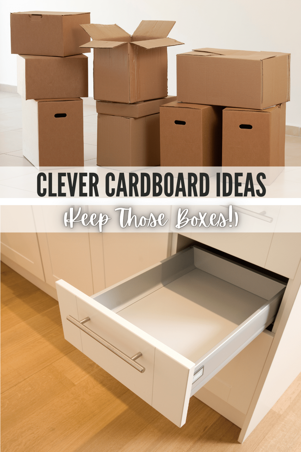 If you hate throwing out boxes, you're going to love these clever cardboard ideas. Here's a list of things to do with a box if you want to repurpose it. #repurpose #recycle #cardboard via @wondermomwannab