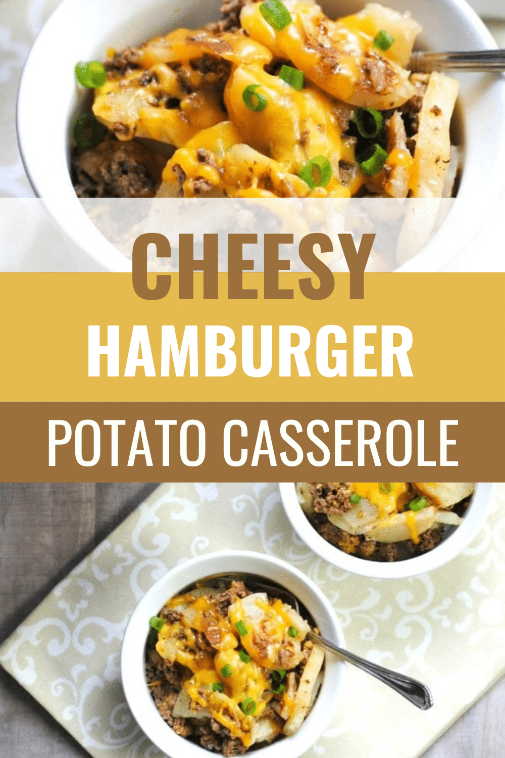 This Instant Pot Cheesy Hamburger Potato Casserole is a family favorite! Super easy, kids love it, and very hearty. #instantpot #easydinner #casserole via @wondermomwannab