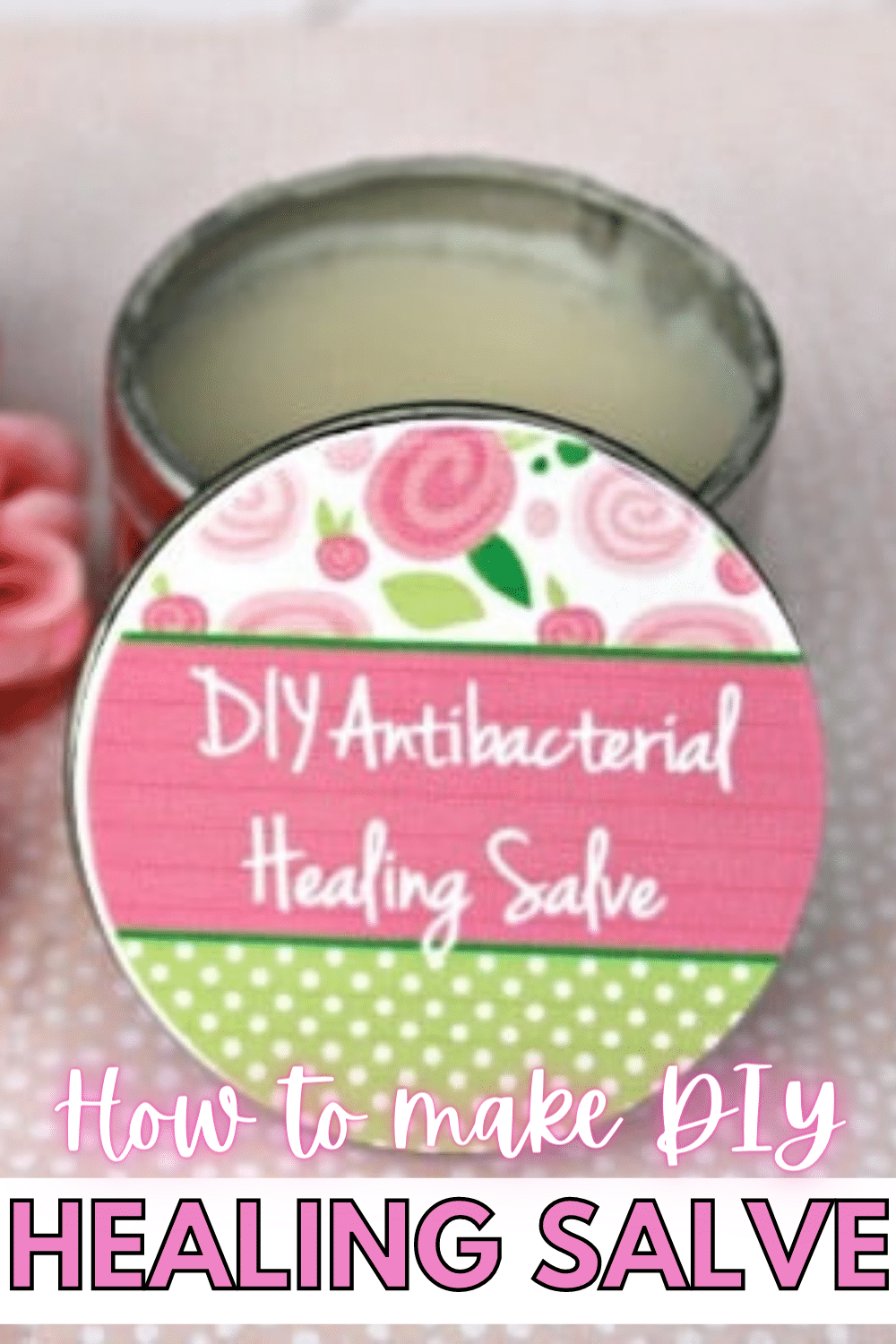 This DIY healing salve is easy to make and is perfect for so many things! Treats minor cuts and burns, insect bites, dry skin, and even warts! #natural #DIYbeauty via @wondermomwannab