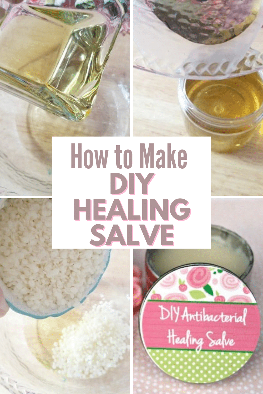 This DIY healing salve is easy to make and is perfect for so many things! Treats minor cuts and burns, insect bites, dry skin, and even warts! #natural #DIYbeauty via @wondermomwannab