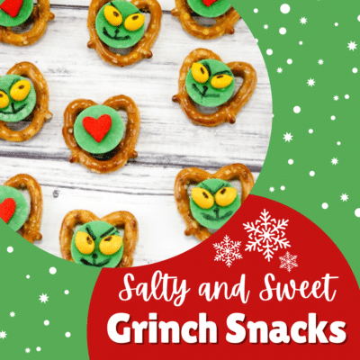 Tantalize your taste buds with these delightfully salty and sweet Grinch snacks.