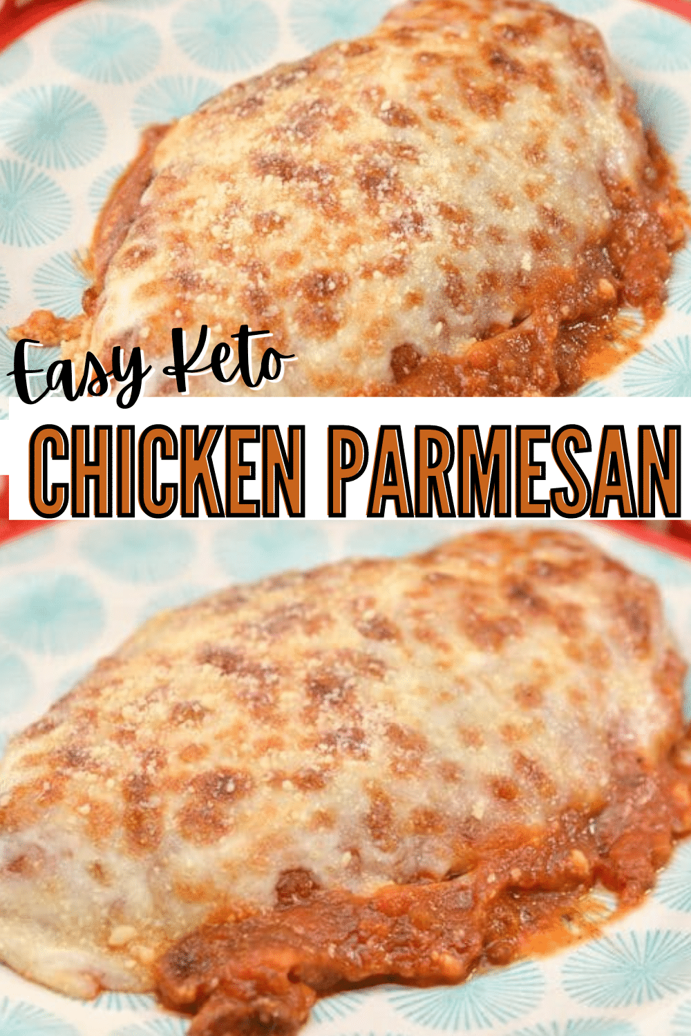 This keto chicken parmesan is delicious! Even better, you can enjoy it without sabotaging your keto diet. #keto #chicken #italian #easydinner via @wondermomwannab