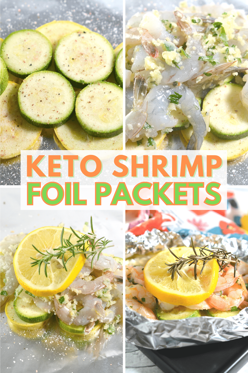 Keto Shrimp Foil Packets are a quick and easy way to get a healthy dinner on the table. This keto friendly meal is family friendly and mess free! #shrimp #foilpackets #keto via @wondermomwannab