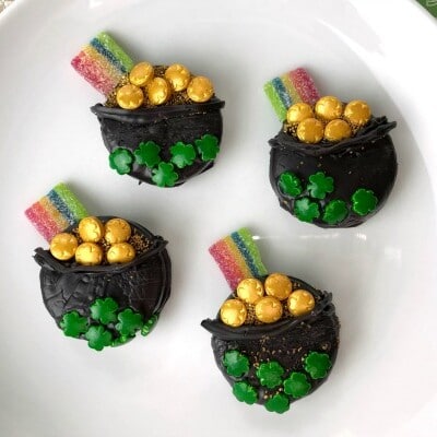 completed Oreo St. Patrick's Day Treats