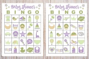 Free Printable Baby Shower Bingo