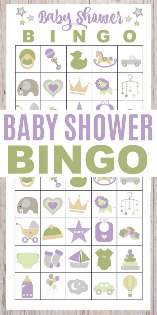 Free Printable Baby Shower Bingo