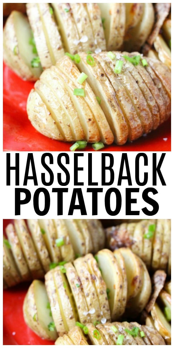 Hasselback Potatoes are a lovely side dish and actually easy to make. This is a great potato dish for holidays and when entertaining guests. #potatoes #sidedish #vegetables via @wondermomwannab