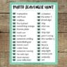 Fun Photo Scavenger Hunt Ideas (Free Printable)
