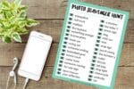 Fun Photo Scavenger Hunt Ideas (Free Printable)
