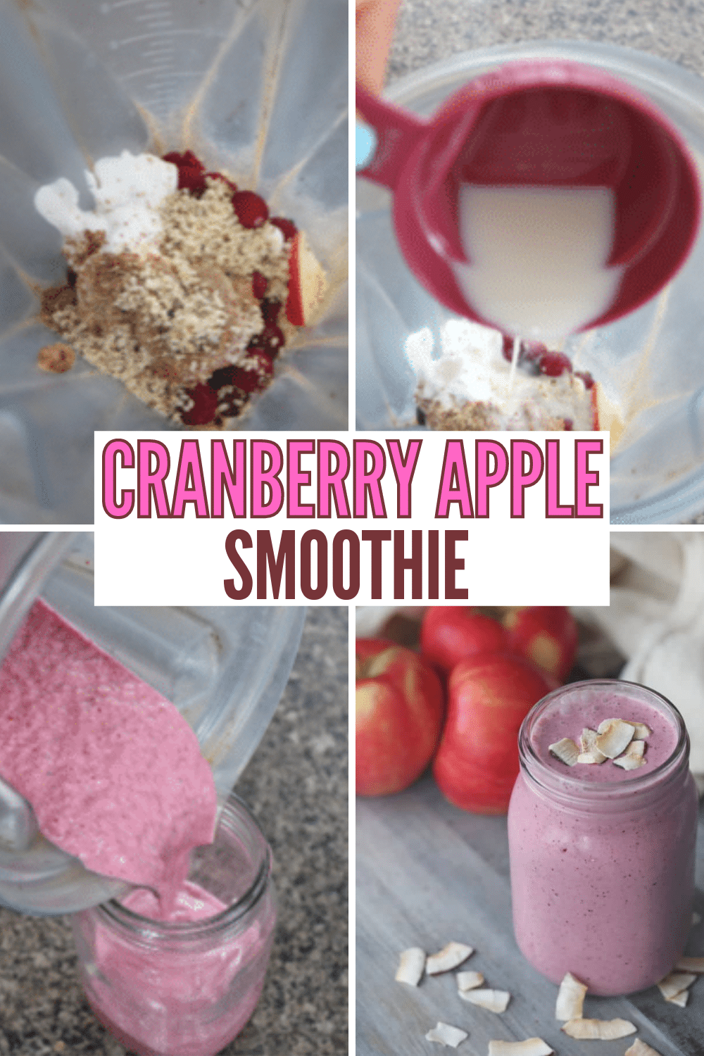 This description is already optimized with the keywords "cranberry apple smoothie.