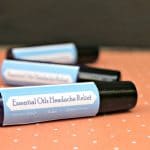 easy essential oil headache relief roller