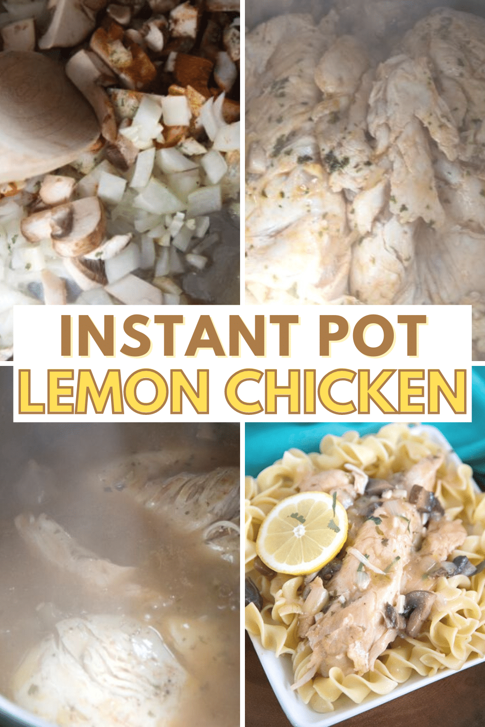 This Instant Pot Lemon Chicken is the perfect family-friendly dinner! Quick, simple, and just the right amount of lemon. #instantpot #pressurecooker #lemon #chicken #easydinner #wondermomwannabe via @wondermomwannab