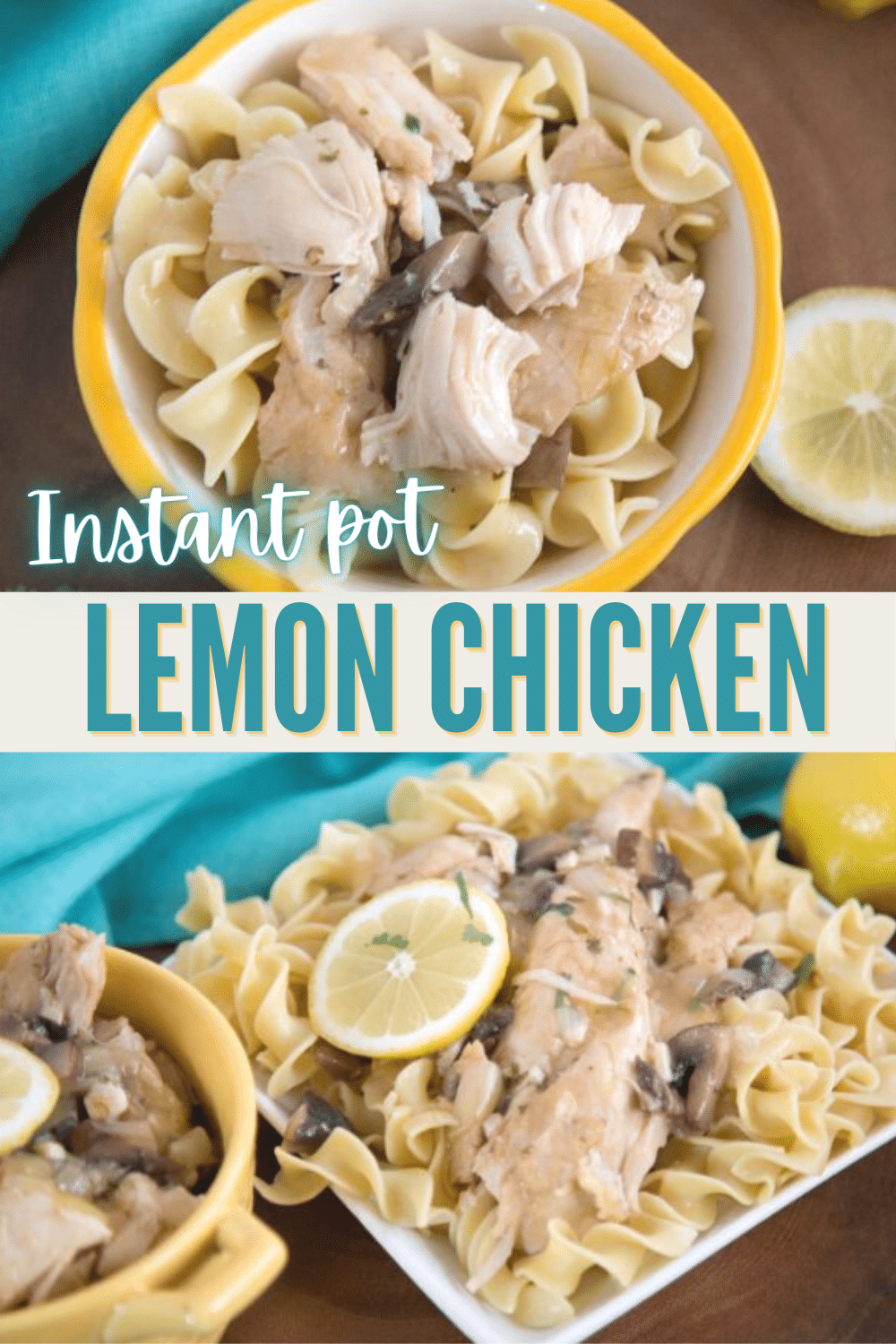 This Instant Pot Lemon Chicken is the perfect family-friendly dinner! Quick, simple, and just the right amount of lemon. #instantpot #pressurecooker #lemon #chicken #easydinner #wondermomwannabe via @wondermomwannab