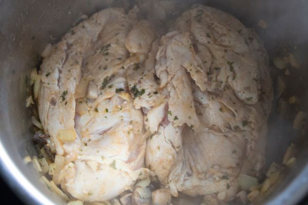 chicken in an instant pot