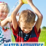 Fun water activities for kids