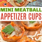 mini meatball appetizer cups