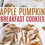 apple pumpkin breakfast cookies