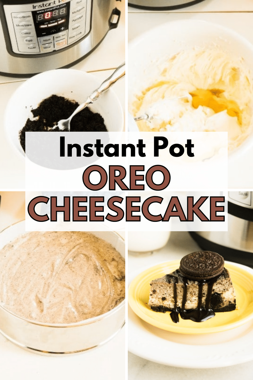Many people love to have a delicious dessert to serve as the finale to their meals. This Instant Pot Oreo Cheesecake provides the perfect end to a wonderful dinner. #instantpot #pressurecooker #cheesecake #dessert via @wondermomwannab