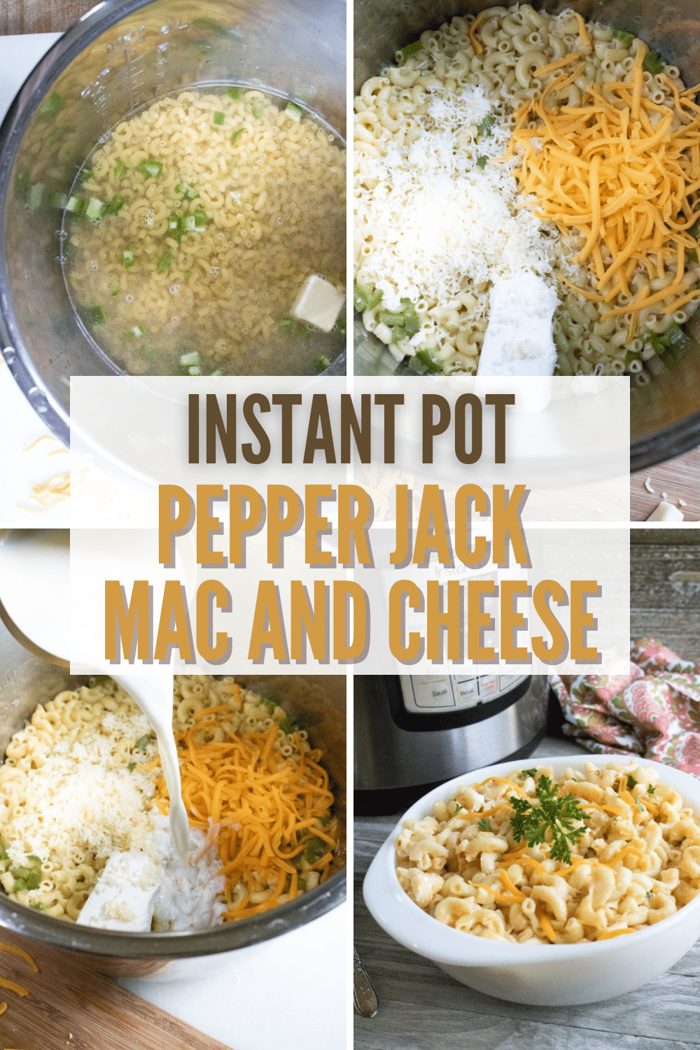 Family mealtimes are so incredibly important This Instant Pot Pepper Jack Mac and Cheese is the perfect meal to serve at the end of a busy day. #instantpot #pressurecooker #macandcheese #dinnerrecipe via @wondermomwannab