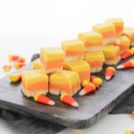 Pretty Candy Corn Halloween Fudge Recipe