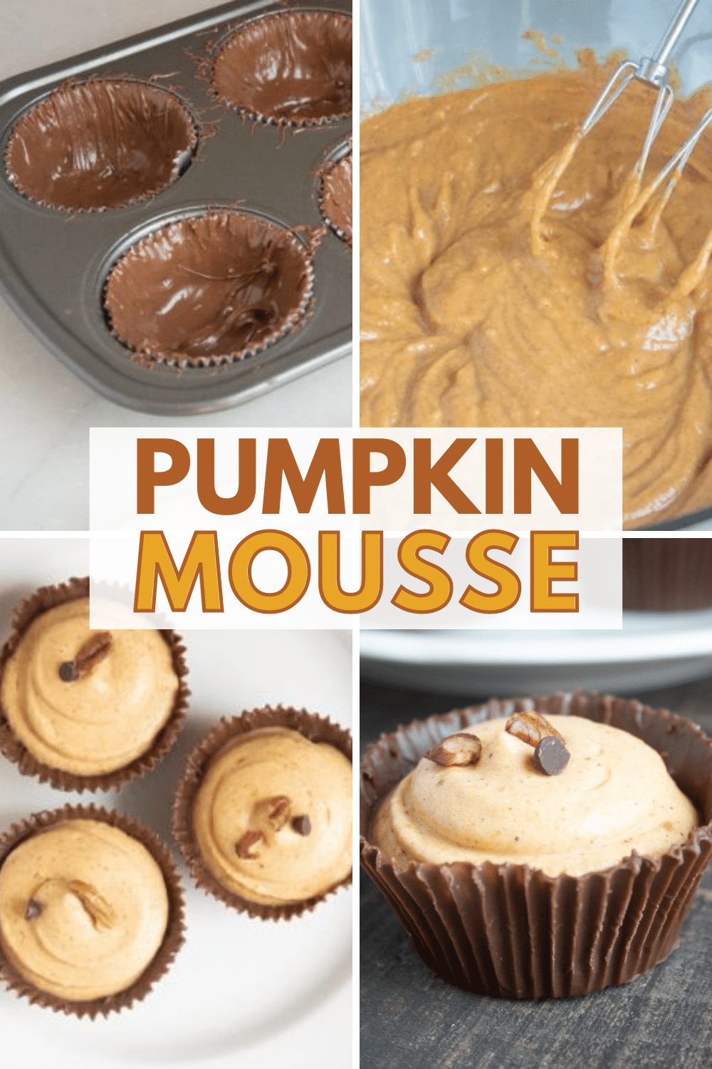 Easy pumpkin mousse is an elegant dessert recipe that is actually very simple to make. This is a great Thanksgiving dessert recipe for a crowd. #mousse #pumpkin #dessert via @wondermomwannab