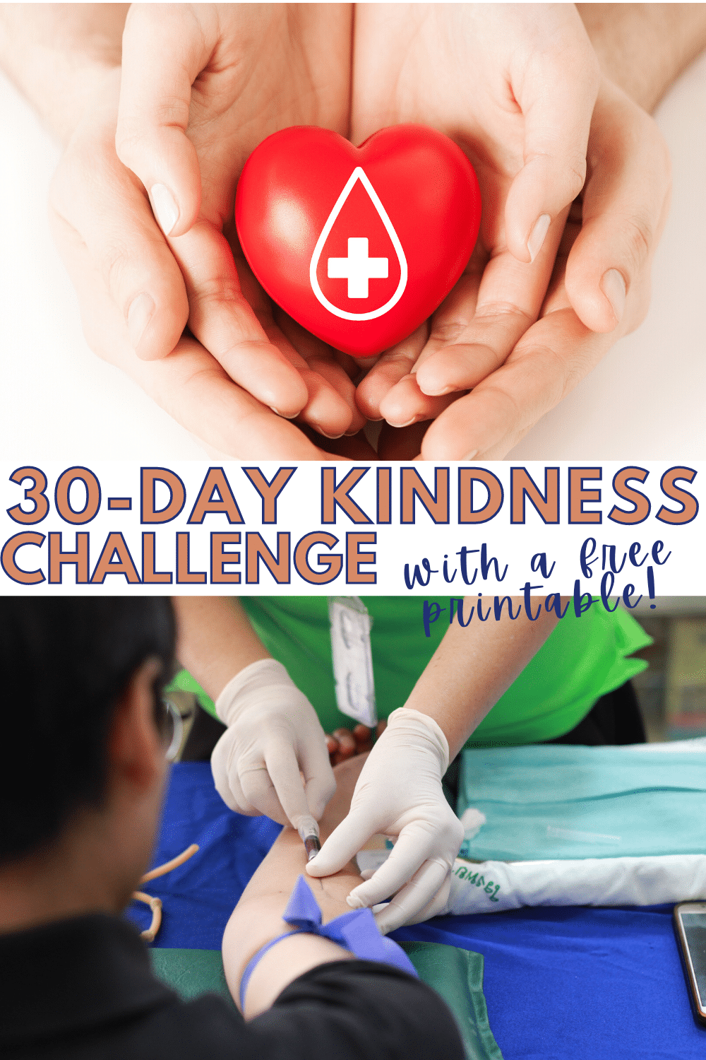 This easy 30 Day Kindness Challenge comes with a free printable to help make it simple to remember to do your random act of kindness every day. #kindness #30daychallenge #printables via @wondermomwannab