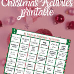30 days of family Christmas activities printable