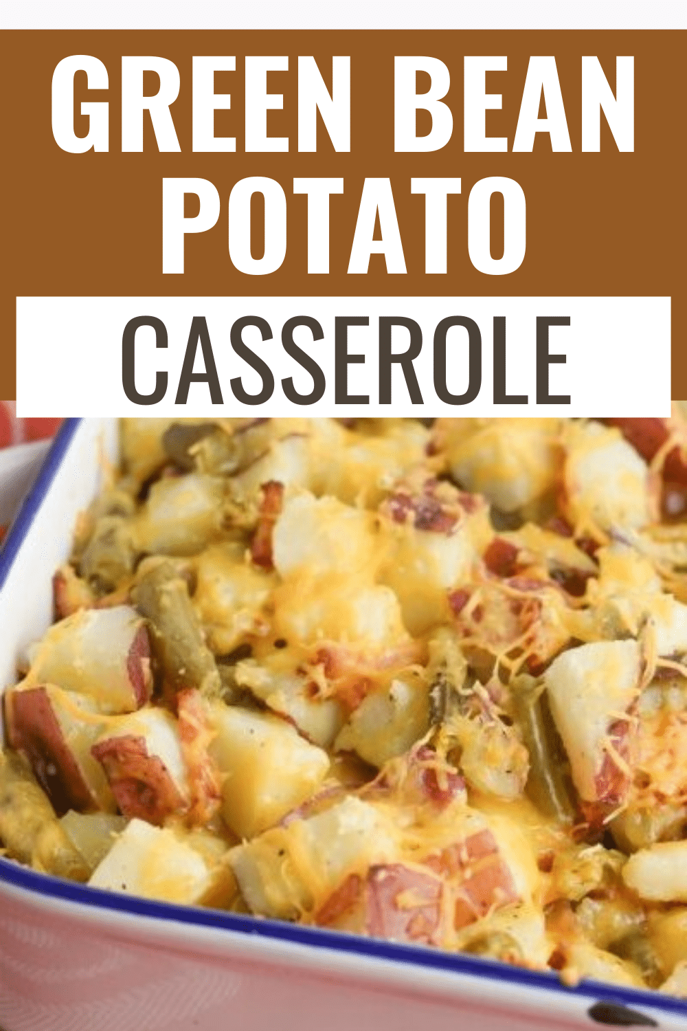 This green bean potato casserole can be a main dish or a side dish. Either way your family will love the flavors in this easy casserole recipe. #greenbeans #casseroles #greenbeancasserole via @wondermomwannab