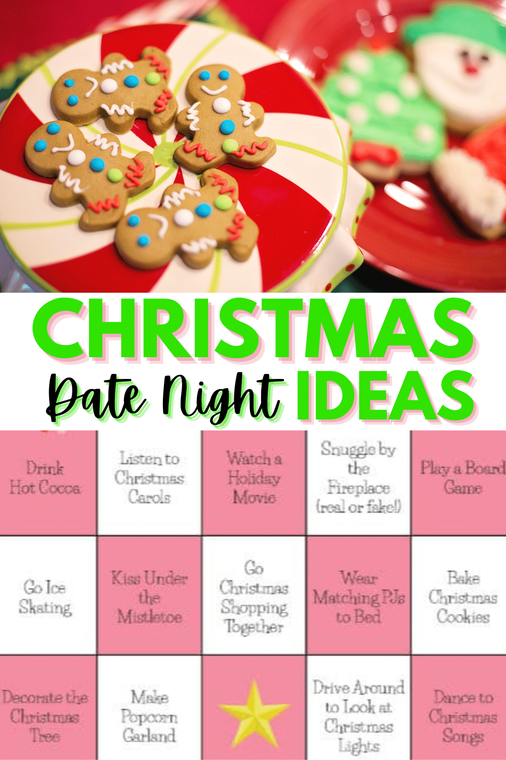 Finding unique Christmas Date Ideas is easy with this fun bingo-style printable. It is worth it to make time for your relationship during the holidays. #christmasdates #printables #christmasprintables via @wondermomwannab