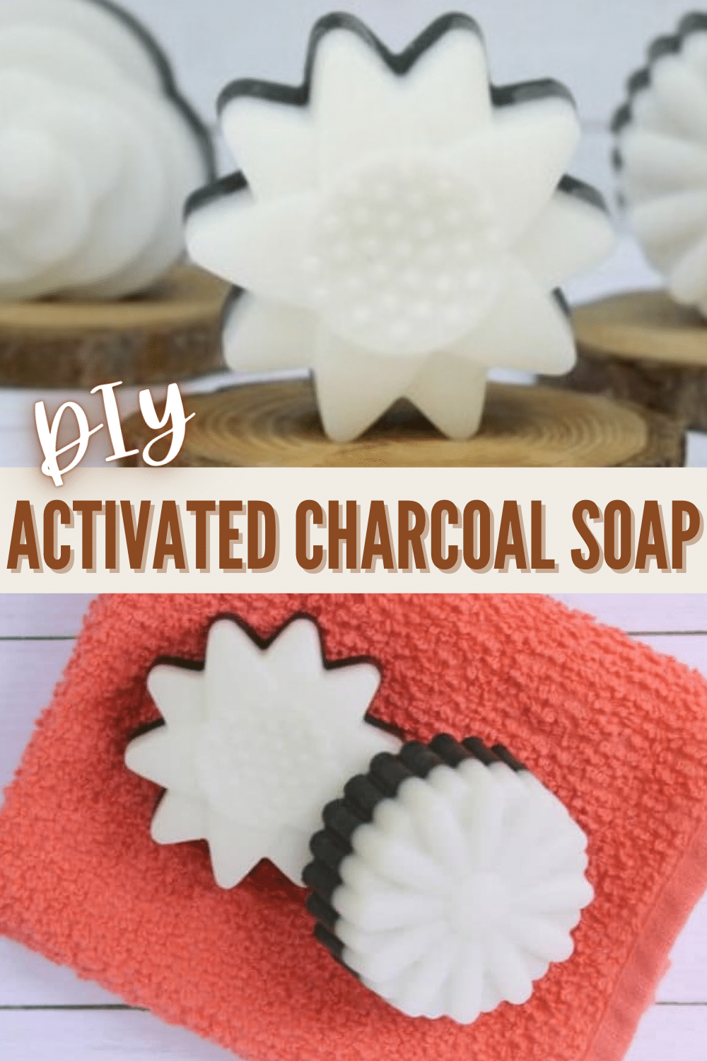 Making your own Activated Charcoal Soap at home is easy with this simple DIY tutorial. These homemade soaps also make great gifts. #diybeauty #charcoalsoap #homemade via @wondermomwannab