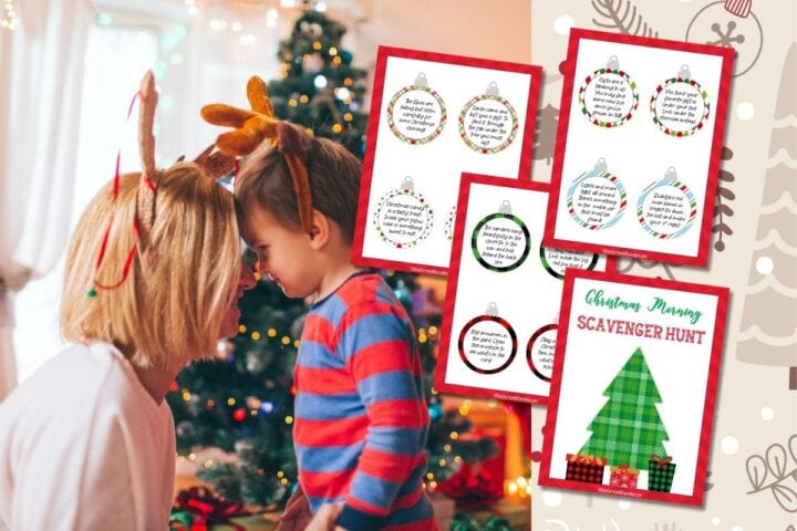 Free Printable Christmas Scavenger Hunt Clues