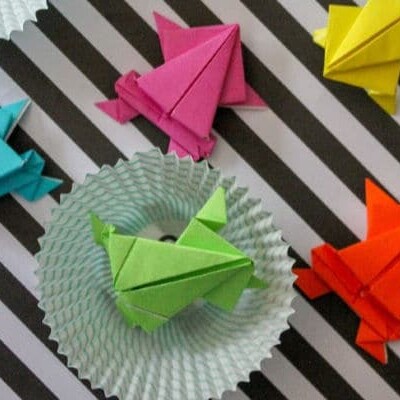 jumping origami frog instructions