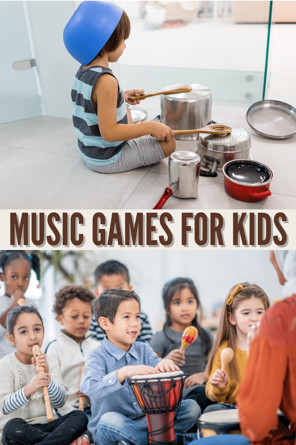 This is such a wide variety of fun music games that are fun for kids of all ages! Perfect for keeping kids busy, family or classroom fun, or to foster a love of music and art. Your kids will have a ton of fun with these games! #kidsactivities #musicactivities #games via @wondermomwannab