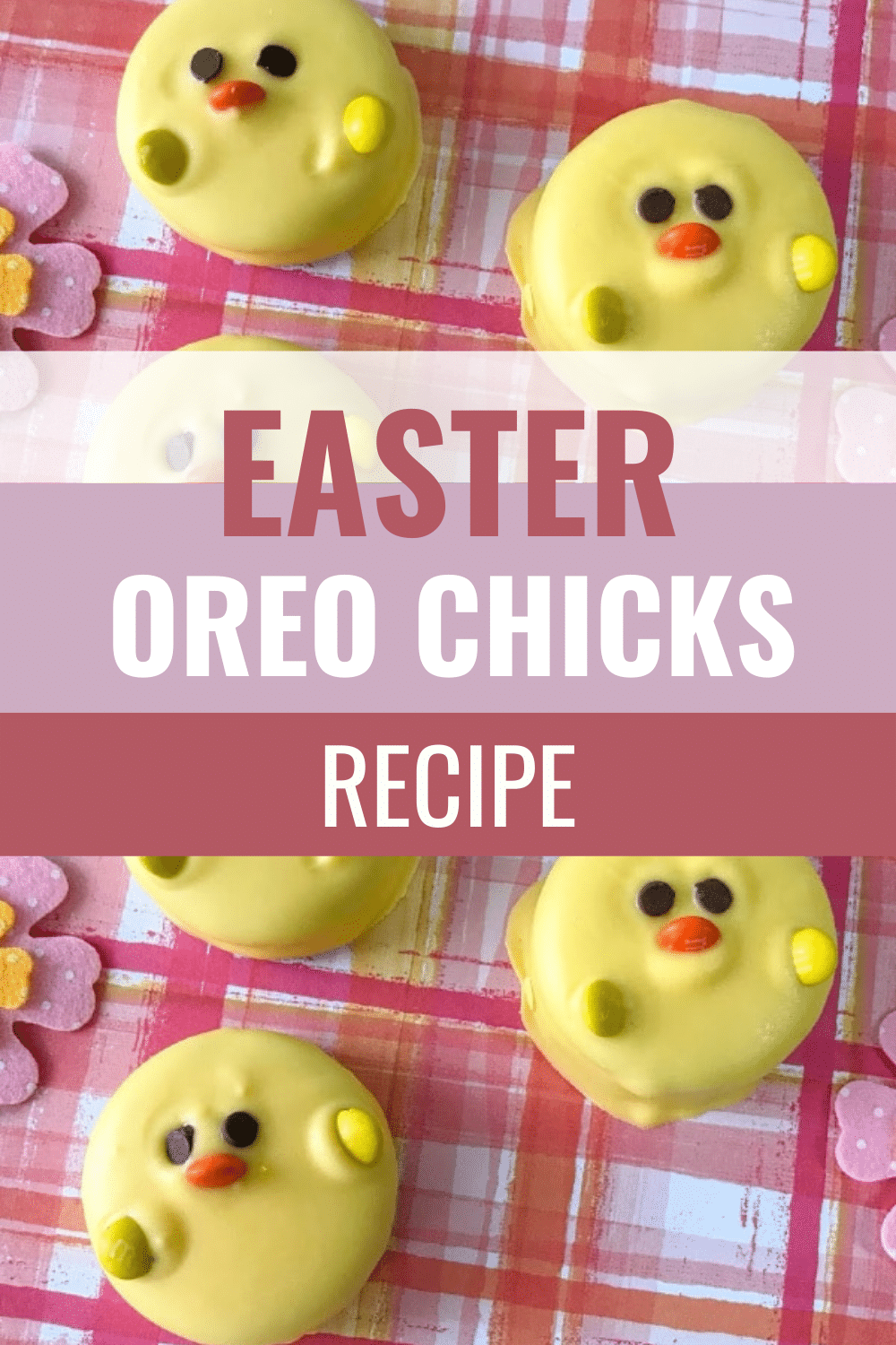Easter Oreo Chicks are easy spring treats made with Double Stuf Oreo cookies. These bright yellow chick cookies are quick to make and kids love them! #easter #oreos #eastertreats via @wondermomwannab