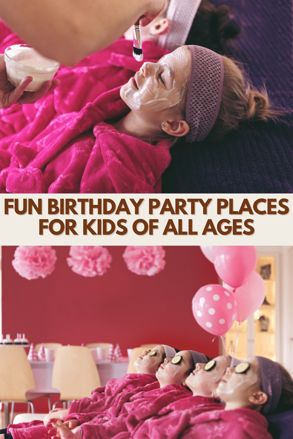 This is a great list of birthday party places for kids from toddlers through teens. These are fun, age-appropriate locations perfect for groups! #birthdayparty #birthdaypartyplaces #teens #toddlers via @wondermomwannab