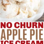 no churn apple pie ice cream