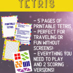 printable tetris board game
