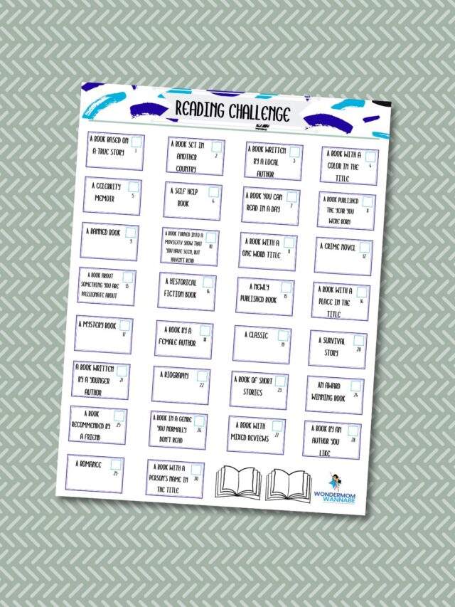 30 Day Reading Challenge for Adults