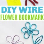 DIY Wire Flower Bookmark