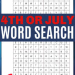 printable 4th of July word search for kids